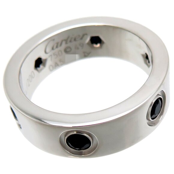 CARTIER Authentic Silver Love Ring #49 - Picture 2 of 10